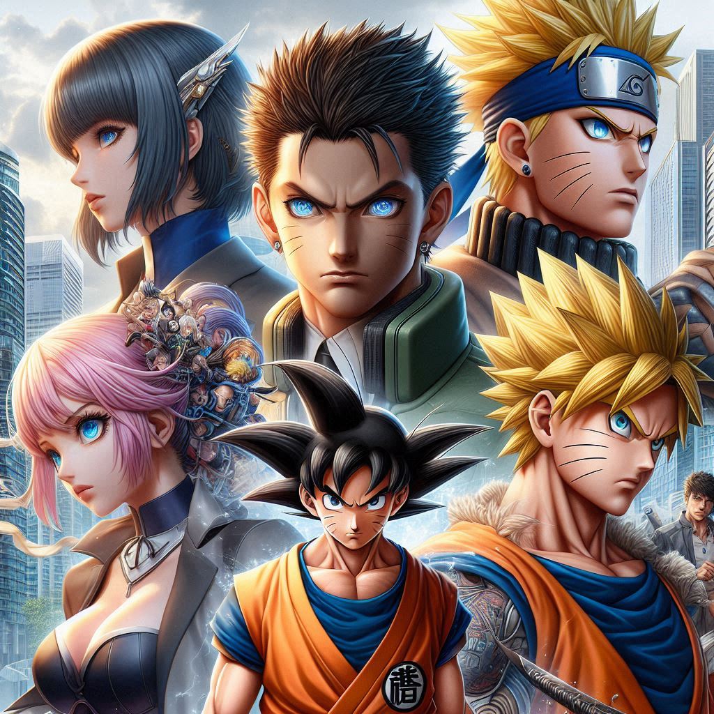 стиль аниме для нейросети с примерами классических героев