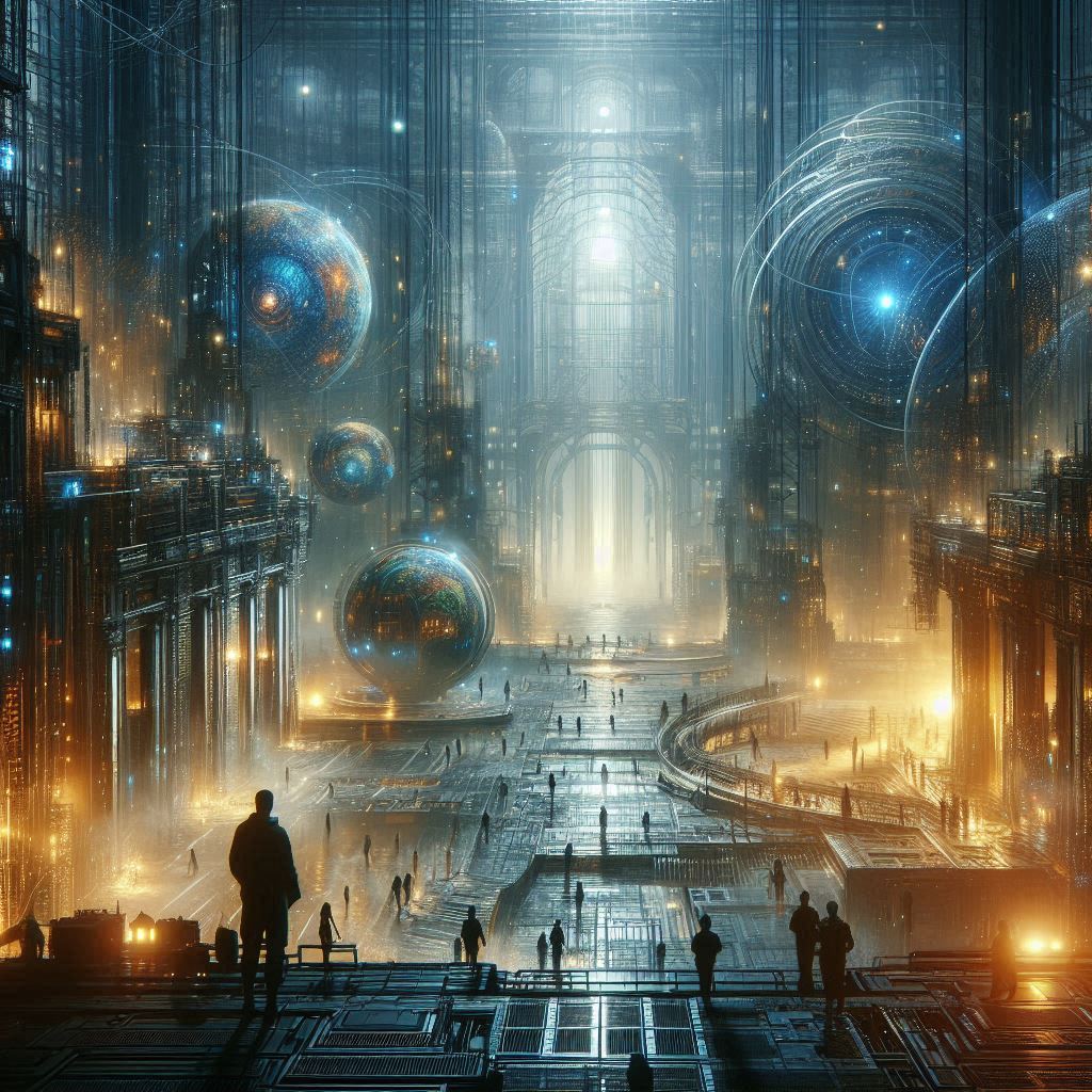 концепт-арт для нейросети, примеры сложных сцен