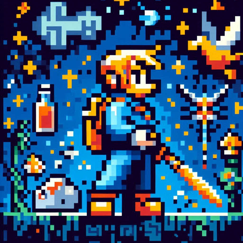 ixel art стиль, примеры оригинального пиксельного искусства